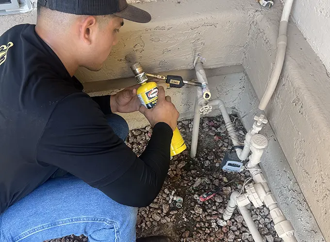 plumber repiping