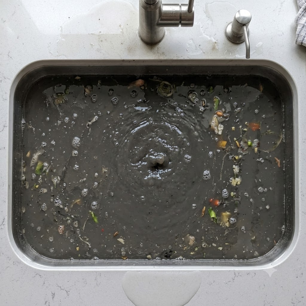 Backed up kitchen sink in Chandler, AZ
