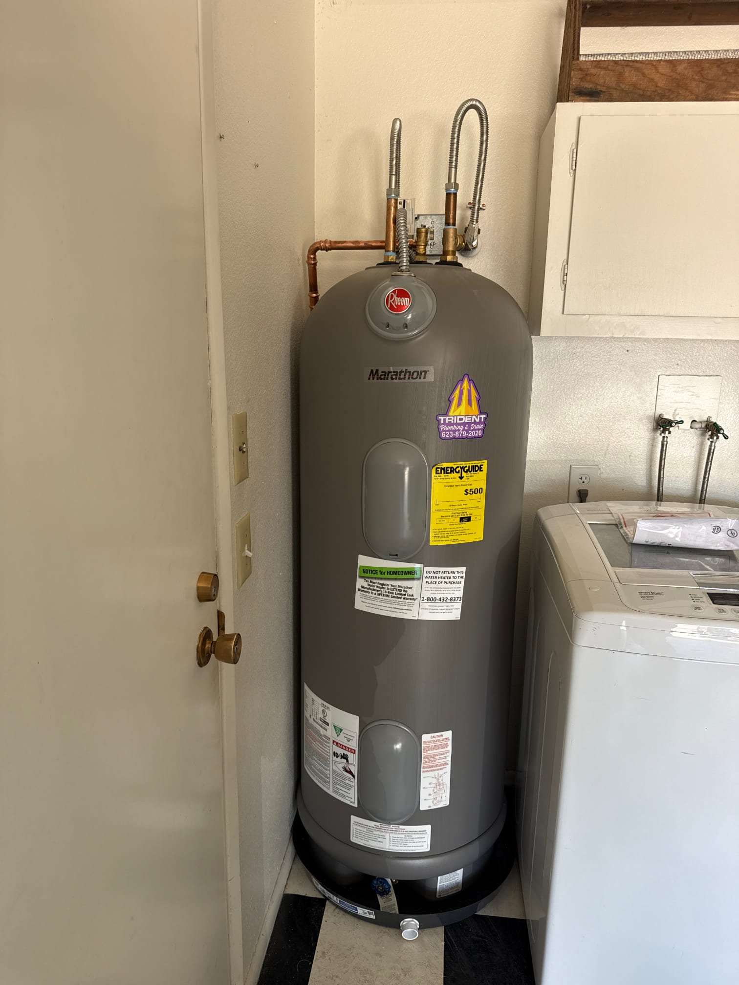 Marathon water heater designed for extended durability and long service life in residential homes.
