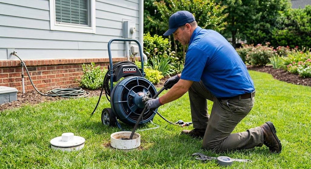 sewer-line-clean-out-in a house in Gilbert, AZ