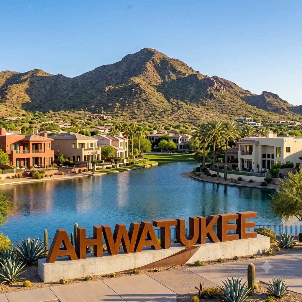 Ahwatukee Monument sign in Arizona
