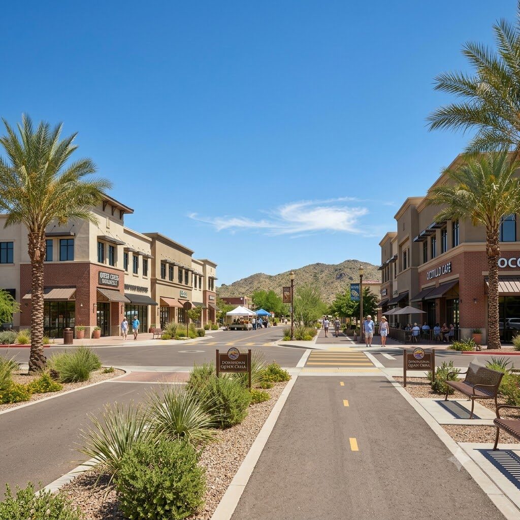 Image of downtown Queen Creek, AZ