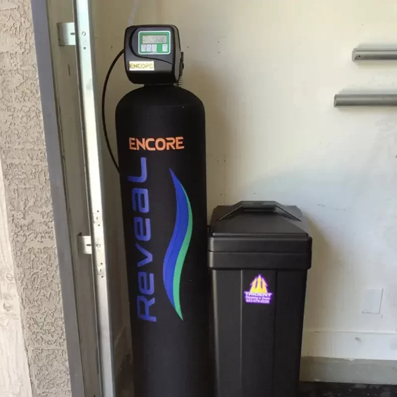 newly installed water softener