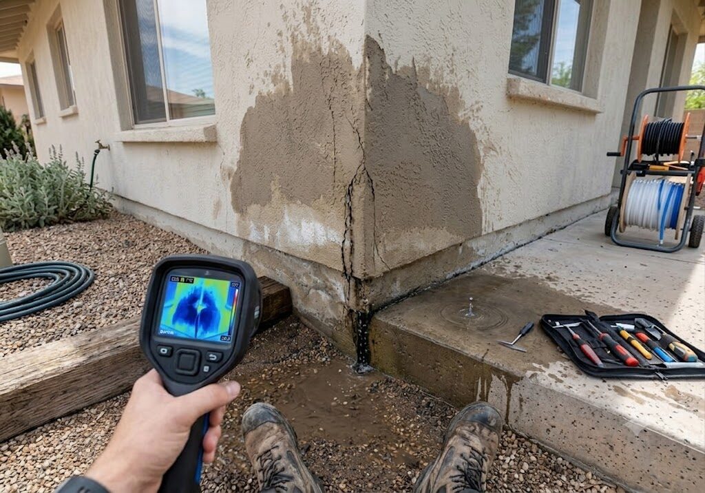 slab leak repair Mesa AZ